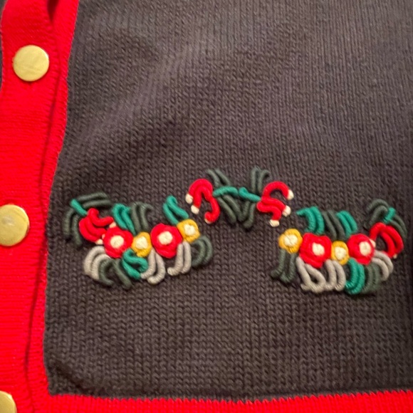 Vintage Scottish Terrier Ugly Christmas Cardigan: Adult Women’s Medium - Picture 3 of 7